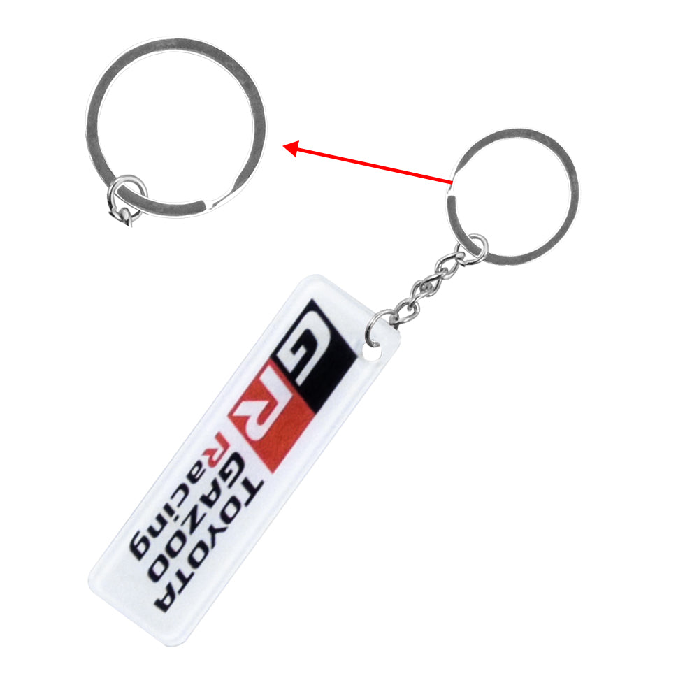 BRAND NEW GR TOYOTA GAZOO RACING JDM Racing Car Styling Keychain Drift Key Phone Holder