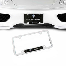Load image into Gallery viewer, Brand New Universal 1PCS BUICK Silver Metal License Plate Frame