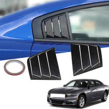 Load image into Gallery viewer, Brand New 2011-2024 Dodge Charger Exterior Side Window Vent Louver Cover Glossy Black
