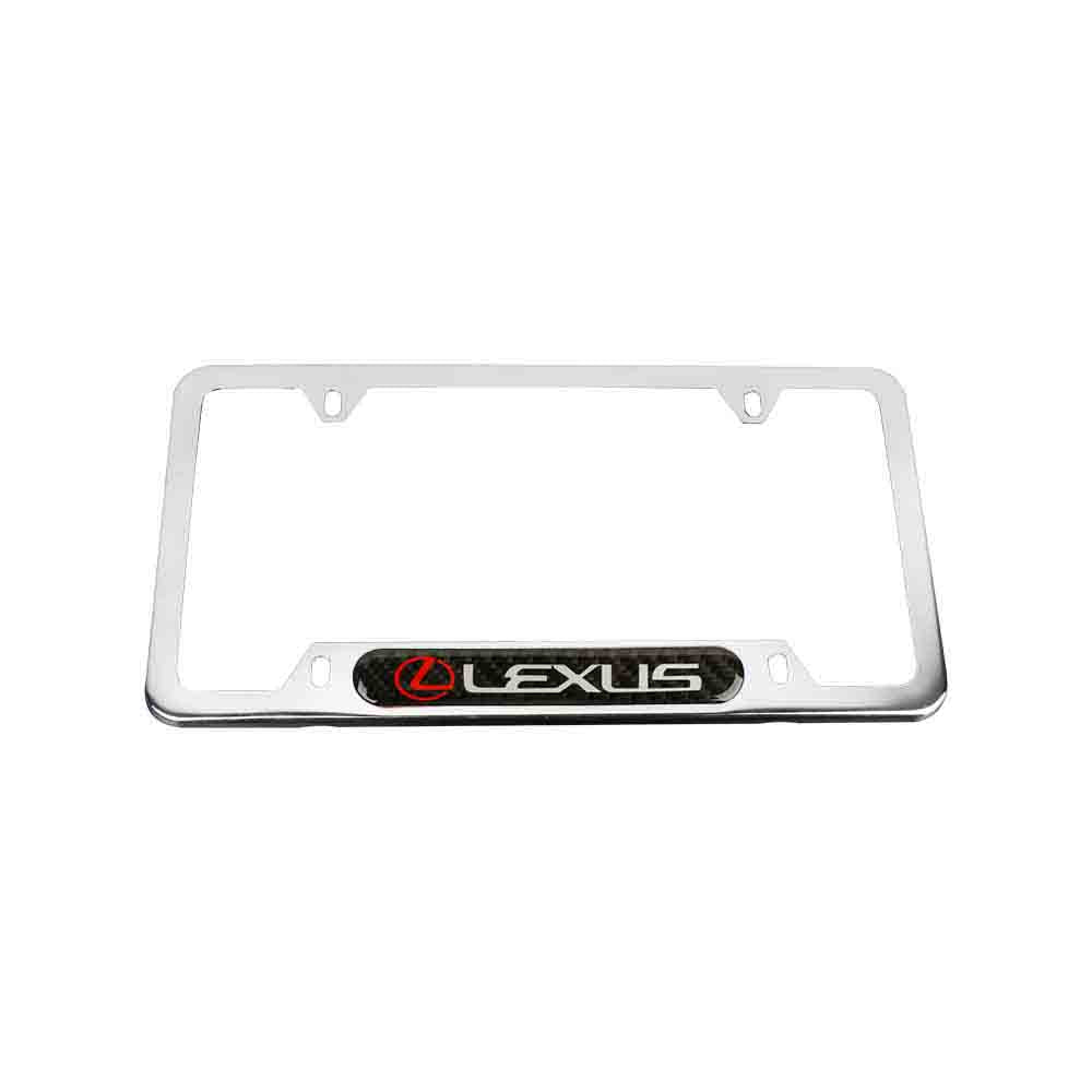 Brand New Universal 1PCS LEXUS Chrome Metal License Plate Frame