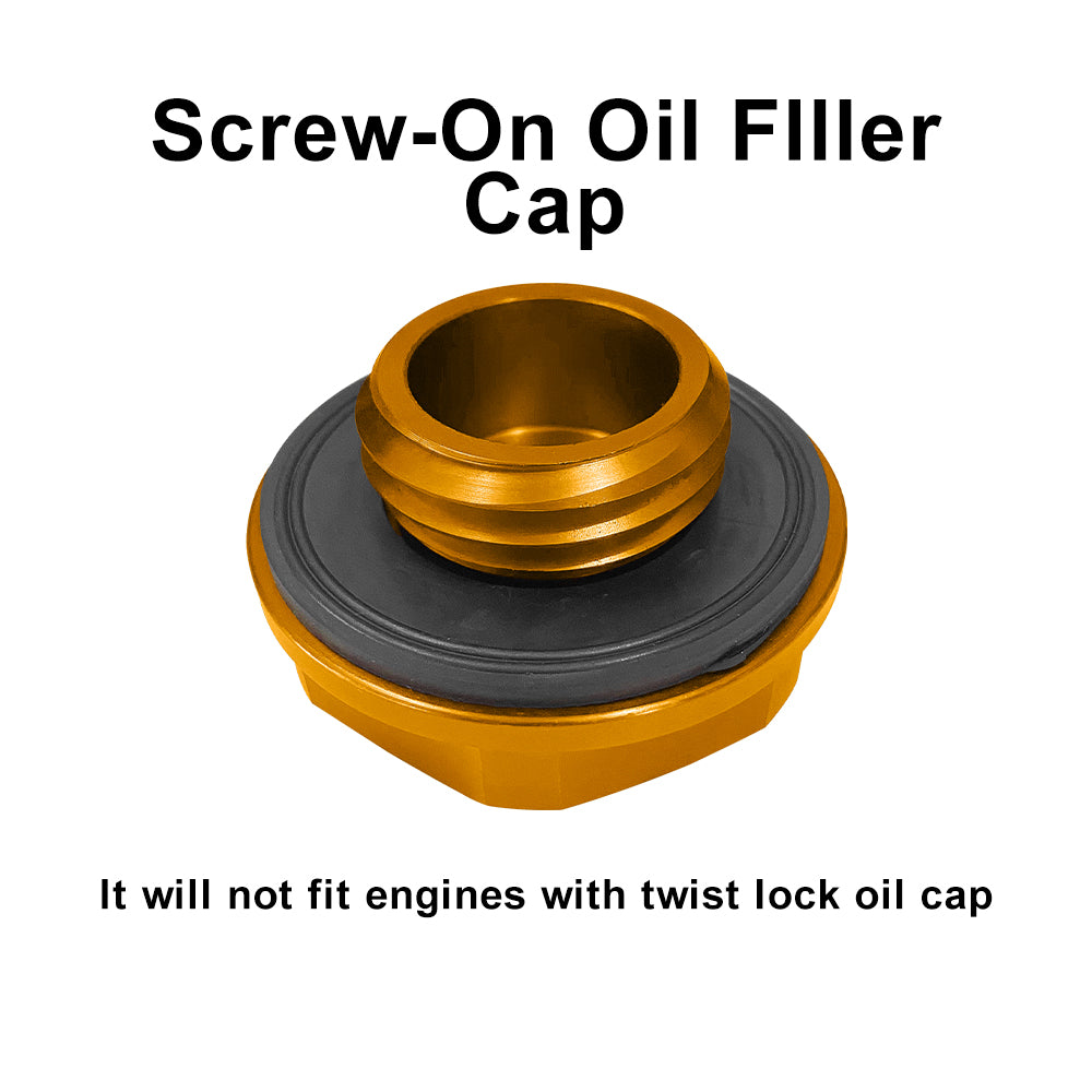 Brand New JDM Mazdaspeed Gold Aluminum Engine Oil Fuel Filler Cap Billet For Mazda