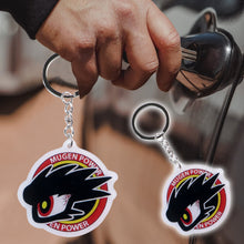Load image into Gallery viewer, BRAND NEW Mugen Power Commander Eye JDM Racing Car Styling Keychain Drift Key Phone Holder