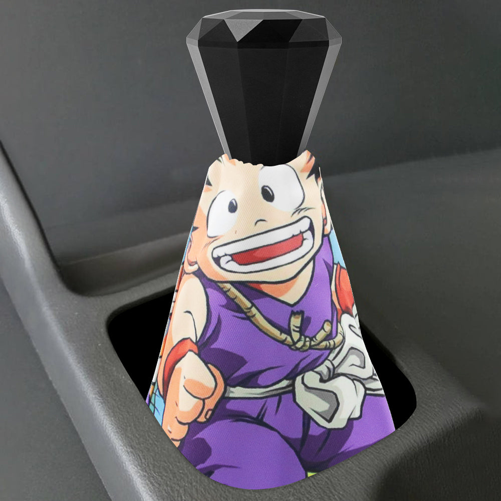Brand New Universal Dragon Ball Z Kid Goku Style Black Stitch Fabric Gear Manual Shifter Shift Knob Boot