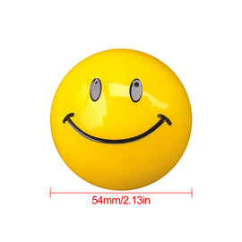 BRAND NEW UNIVERSAL JDM SMILE FACE YELLOW Manual Gear Stick Shift Knob Lever Shifter M8 M10 M12