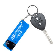 Load image into Gallery viewer, BRAND NEW SPOON SPORTS RACING JDM Racing Car Styling Keychain Drift Key Phone Holder