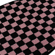 Load image into Gallery viewer, Brand New 4PCS UNIVERSAL CHECKERED Pink Racing Fabric Car Floor Mats Interior Carpets