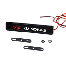 Load image into Gallery viewer, BRAND NEW 1PCS KIA MOTORS NEW LED LIGHT CAR FRONT GRILLE BADGE ILLUMINATED DECAL STICKER