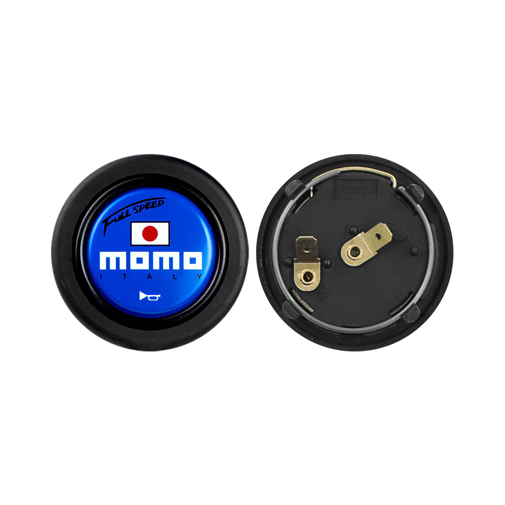 Brand New Universal Momo Car Horn Button Black Steering Wheel Center Cap W/Packaging