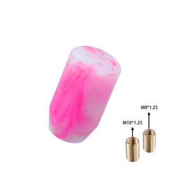 Brand New JDM Universal Pink 6CM Marble Style Stick Manual Gear Shift Knob Shifter M8 M10 M12