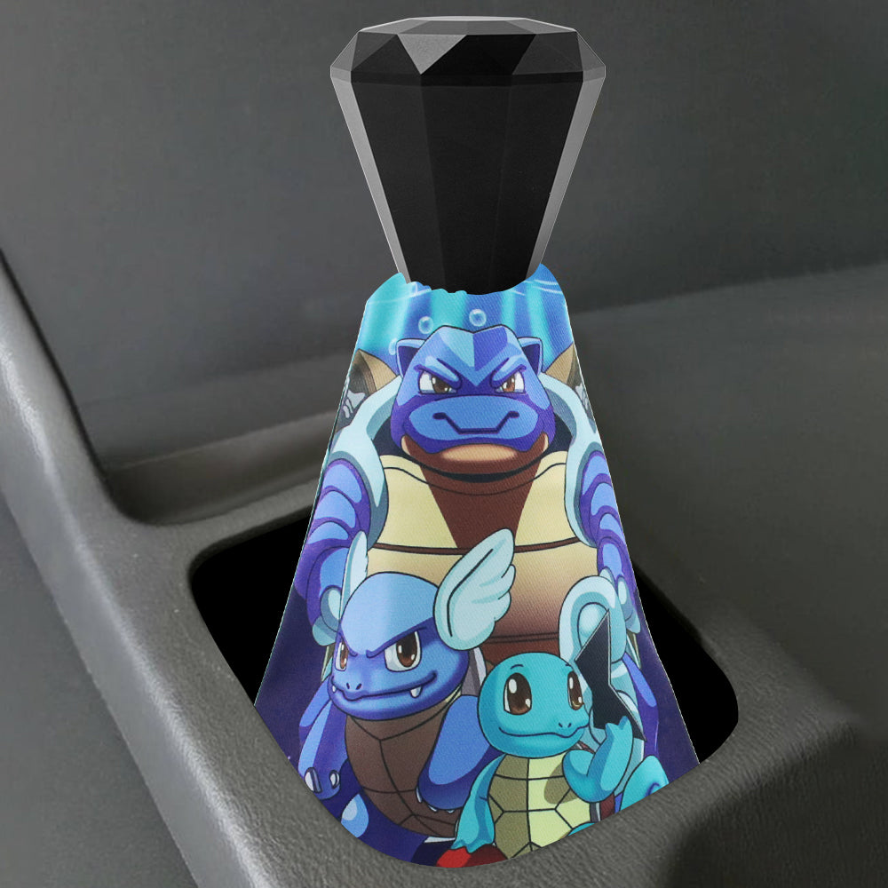 Brand New Universal Water Pokémon Style Black Stitch Fabric Gear Manual Shifter Shift Knob Boot