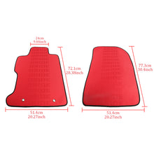 Load image into Gallery viewer, BRAND NEW 2006-2011 Honda Civic Bride Fabric Red Custom Fit Floor Mats Interior Carpets LHD