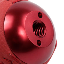 Load image into Gallery viewer, BRAND NEW JDM Mugen Leather 6 Speed Shift Knob RED HONDA CRZ Type R Civic FA5 FG2 SI