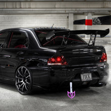 Load image into Gallery viewer, Brand New Devil Demon Broken Heart Purple Glow In The Dark JDM TSURIKAWA Ring Subway Train Bus Handle Strap Charm Drift