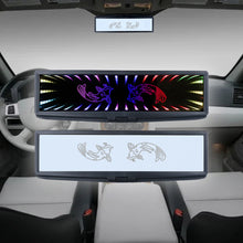 Load image into Gallery viewer, BRAND NEW UNIVERSAL JDM KOI FISH MULTI-COLOR GALAXY MIRROR LED LIGHT CLIP-ON REAR VIEW WINK REARVIEW