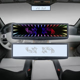 BRAND NEW UNIVERSAL JDM KOI FISH MULTI-COLOR GALAXY MIRROR LED LIGHT CLIP-ON REAR VIEW WINK REARVIEW