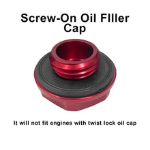 Load image into Gallery viewer, Brand New JDM Mazdaspeed Red Aluminum Engine Oil Fuel Filler Cap Billet For Mazda