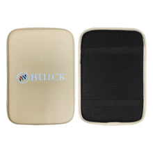 Load image into Gallery viewer, BRAND NEW UNIVERSAL BUICK BEIGE Car Center Console Armrest Cushion Mat Pad Cover Embroidery