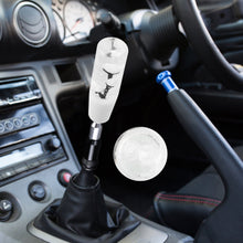 Load image into Gallery viewer, Brand New Glitter White Rose Flower Stick Shift Knob Automatic Gear Shifter