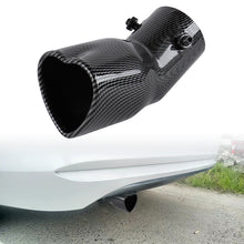 Load image into Gallery viewer, Brand New Universal Carbon Fiber Look Heart Shaped Stainless Steel Car Exhaust Pipe Muffler Tip Trim Bend