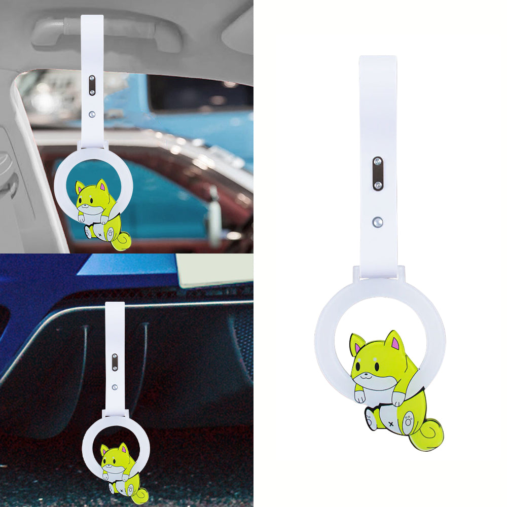 Brand New Dog Anime JDM TSURIKAWA Ring Subway Train Bus Handle Strap Charm Drift