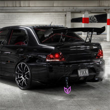 Load image into Gallery viewer, Brand New Devil Demon Broken Heart Purple Glow In The Dark JDM TSURIKAWA Ring Subway Train Bus Handle Strap Charm Drift