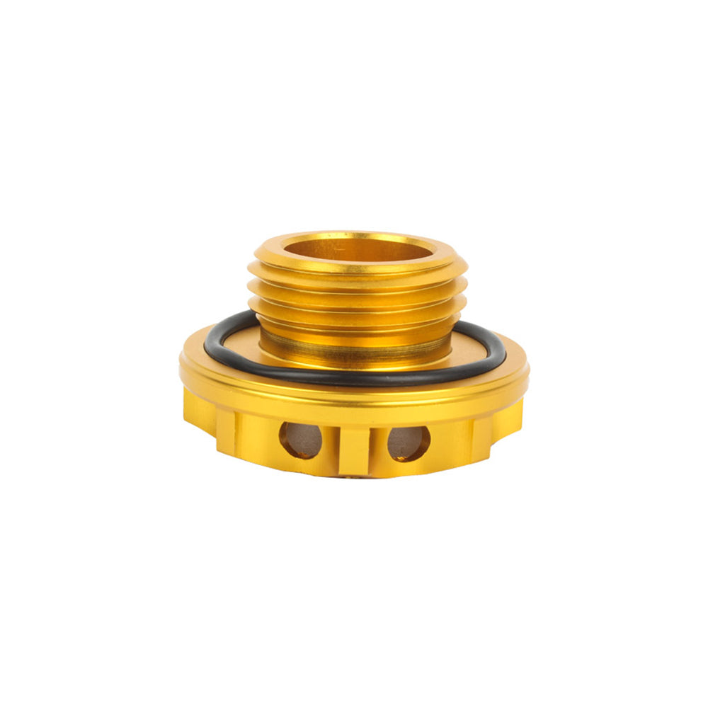 Brand New Toyota Jdm Beginner Leaf Real Carbon Fiber Sticker ALUMNIUM Gold Billet Engine Oil FILLER Cap