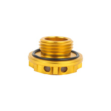 Load image into Gallery viewer, Brand New Toyota Jdm Beginner Leaf Real Carbon Fiber Sticker ALUMNIUM Gold Billet Engine Oil FILLER Cap