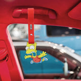 Brand New Bart Simpsons JDM TSURIKAWA Ring Subway Train Bus Handle Red Strap Charm Drift