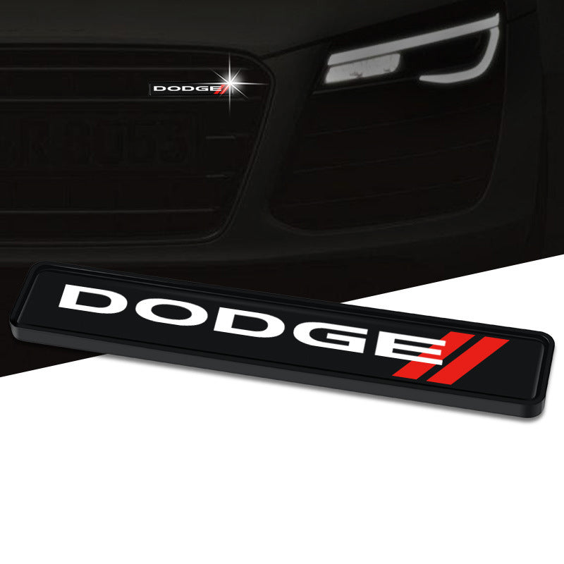 BRAND NEW 1PCS DODGE NEW LED LIGHT CAR FRONT GRILLE BADGE ILLUMINATED DECAL STICKER