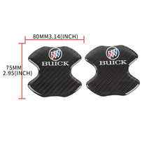 Load image into Gallery viewer, BRAND NEW UNIVERSAL 2PCS BUICK REAL CARBON FIBER ANTI-SCRATCH DOOR HANDLE PROTECTOR