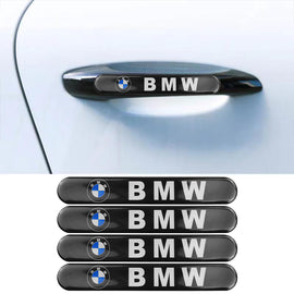 Brand New 4PCS BMW Glossy Black Car Trunk Side Fenders Door Badge Scratch Guard Sticker - JK Racing Inc