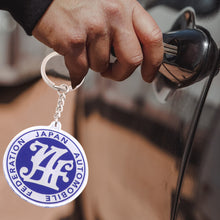 Load image into Gallery viewer, BRAND NEW BLUE JAF JAPAN AUTOMOBILE FEDERATION KEYCHAIN JDM Racing Car Styling Keychain Drift Key Phone Holder
