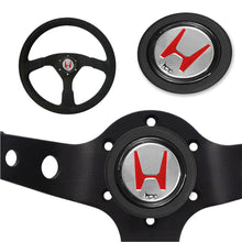 Load image into Gallery viewer, Brand New Universal Honda Car Horn Button Red Steering Wheel Center Cap W/Packaging