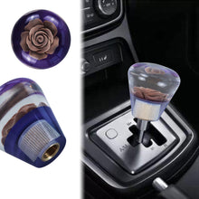 Load image into Gallery viewer, BRAND NEW JDM 50MM Universal Diamond Flower Brown Crystal Manual Gear Stick Shift Knob Shifter M8 M10 M12