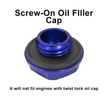 Load image into Gallery viewer, Brand New JDM Mazdaspeed Blue Aluminum Engine Oil Fuel Filler Cap Billet For Mazda