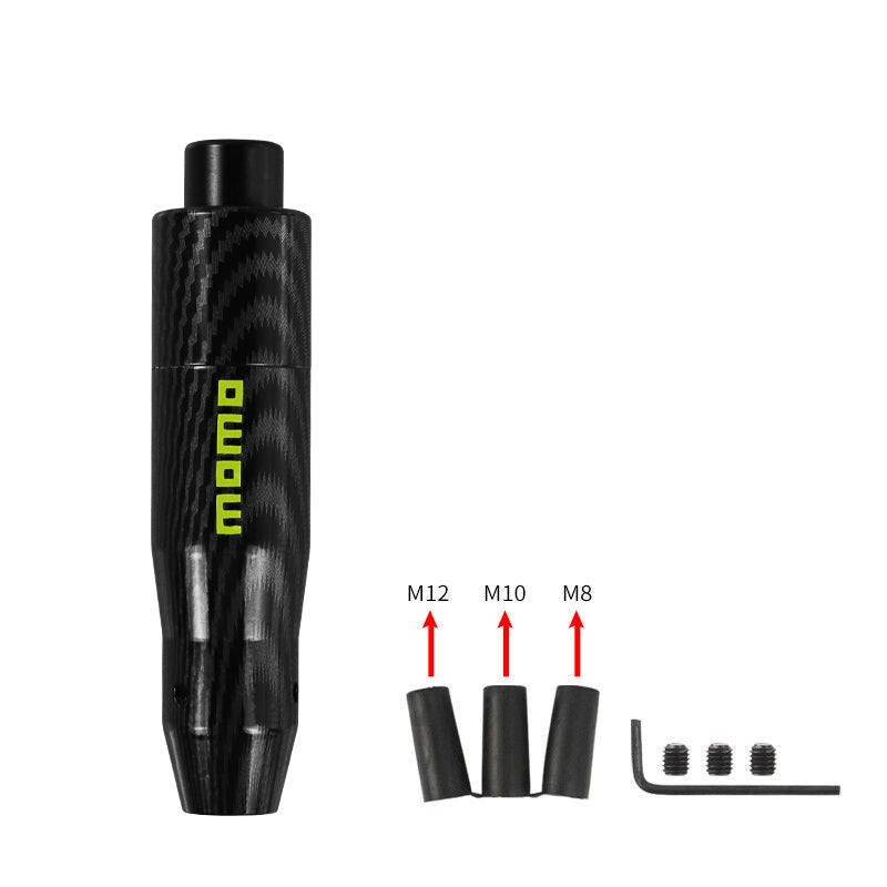 Brand New Universal Momo Carbon Aluminum Automatic Stick Gear Shift Knob Lever Shifter
