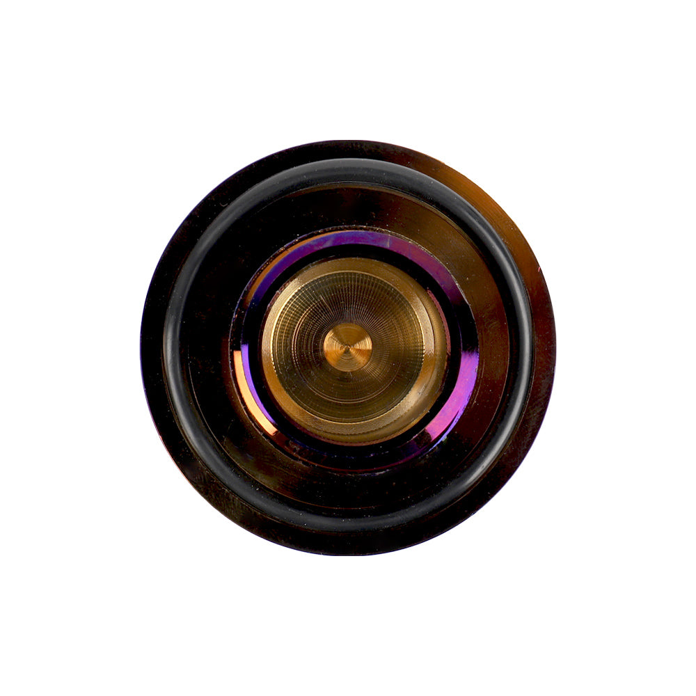 Brand New Jdm Beginner Leaf Burnt Blue Engine Oil Cap With Real Carbon Fiber JDM Sticker Emblem For Honda / Acura