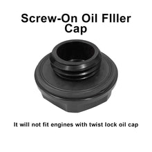Load image into Gallery viewer, Brand New JDM Mazdaspeed Black Aluminum Engine Oil Fuel Filler Cap Billet For Mazda