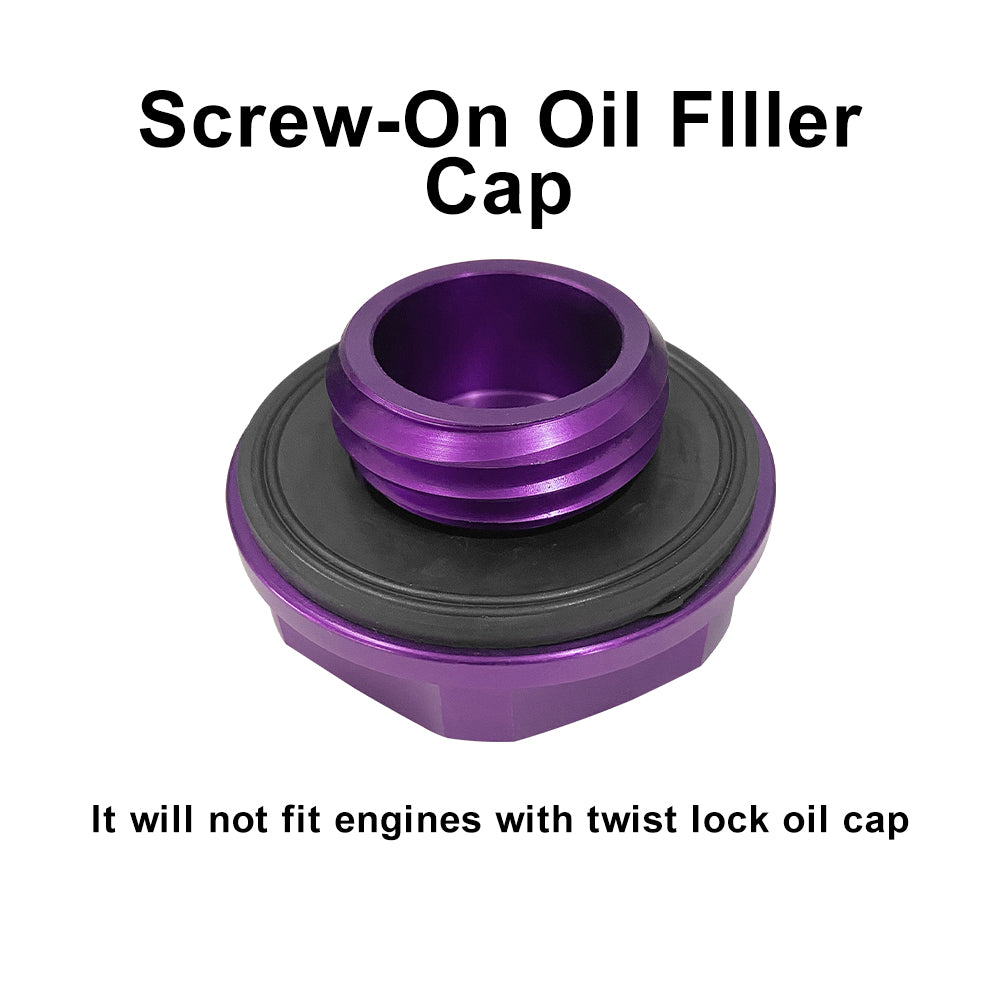Brand New JDM Mazdaspeed Purple Aluminum Engine Oil Fuel Filler Cap Billet For Mazda
