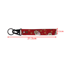 BRAND NEW JDM Sakura Mouse Racing Keychain Metal key Ring Hook Strap Lanyard Universal