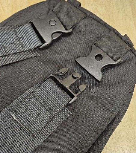 Brand New JDM RECARO Racing Black Harness Detachable Quick Release & Adjustable Shoulder Strap Backpack