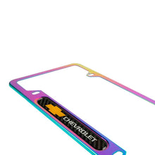 Load image into Gallery viewer, Brand New Universal 2PCS Chevrolet Neo Chrome Metal License Plate Frame