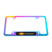 Load image into Gallery viewer, Brand New Universal 2PCS Chevrolet Neo Chrome Metal License Plate Frame