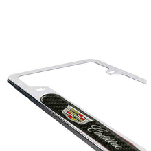 Load image into Gallery viewer, Brand New Universal 2PCS Cadillac Chrome Metal License Plate Frame