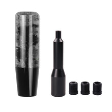 Load image into Gallery viewer, Brand New JDM Glitter Black Rose Flowers Manuel Gear Stick Shift Knob M8 M10 M12 &amp; Black Shifter Extender Extension