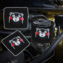 Load image into Gallery viewer, Brand New 2PCS Racing Black Kumamon Car Reservoir Tank Oil Cover Sock Racing Tank Sock