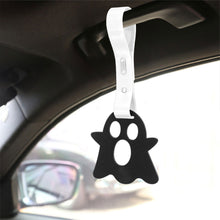 Load image into Gallery viewer, Brand New Ghost Shaped Black JDM TSURIKAWA Ring Subway Train Bus Handle White Strap Charm Drift