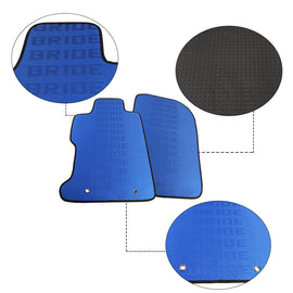 BRAND NEW 2006-2011 Honda Civic Bride Fabric Blue Custom Fit Floor Mats Interior Carpets LHD