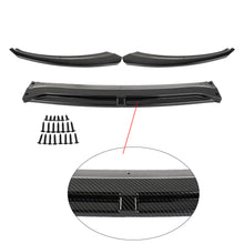 Load image into Gallery viewer, Brand New 3PCS 2015-2018 FORD FOCUS CARBON FIBER LOOK STYLE FRONT BUMPER LIP SPLITTER KIT