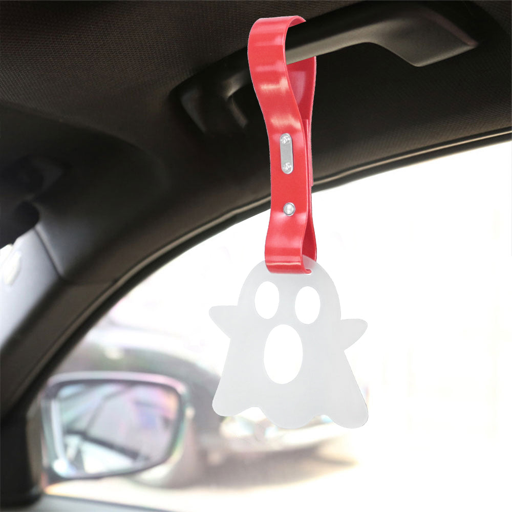 Brand New Ghost Glow In Dark Green JDM TSURIKAWA Ring Subway Train Bus Handle Red Strap Charm Drift